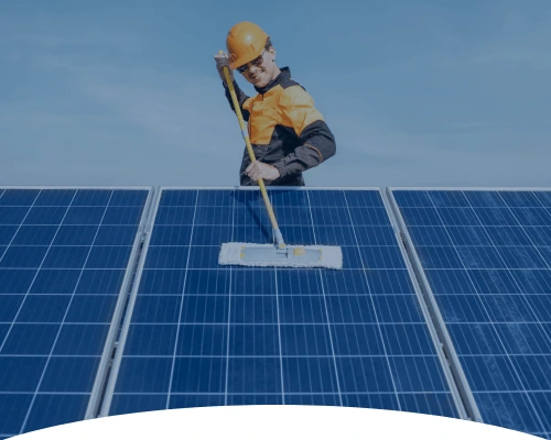 Manutenção de sistema fotovoltaico